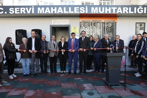 Kütahya’nın Servi Mahallesi’ne muhtarlık hizmet binası
