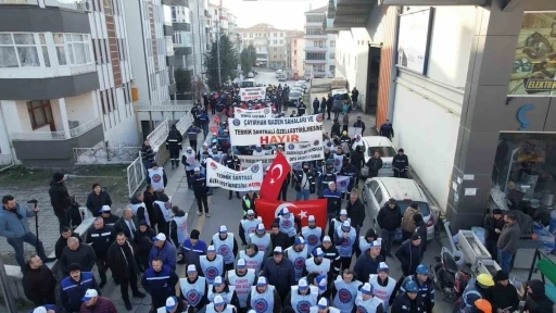 Maden işçileri özelleştirmeye karşı Ankara’ya yürüyor
