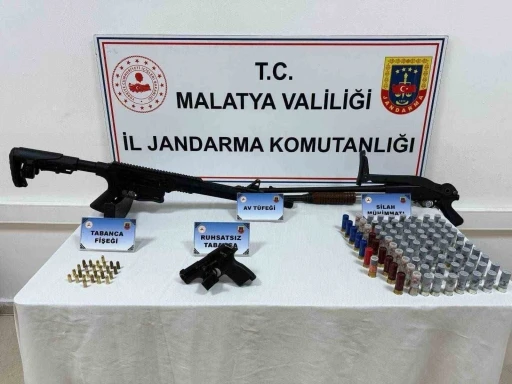 Malatya’da silah ve mühimmat kaçakçılığı operasyonu
