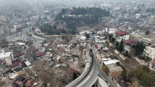 Maraş Kalesi ile Sarayaltı bağlantı yolu yapılıyor
