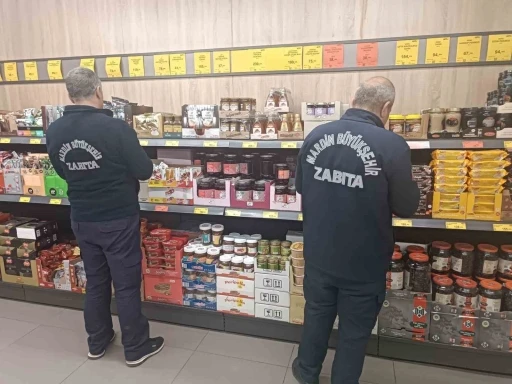 Mardin’de zabıta ekiplerinin market denetimleri devam ediyor
