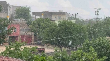 Mardin yaz ayında kışı yaşadı
