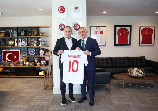 Marijan Kustic’ten, TFF Başkanı Hacıosmanoğlu’na ziyaret
