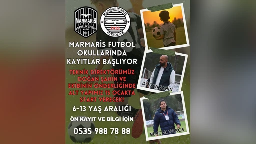 Marmaris Futbol Okulu Kayıtları Başladı