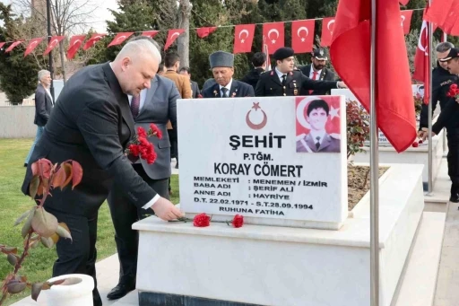 Menemen’de Çanakkale Şehitleri anıldı
