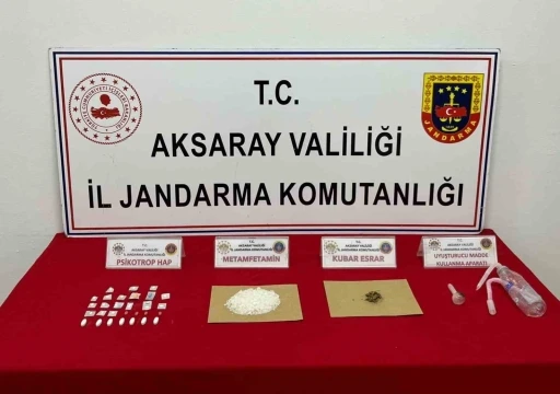 Mersin’den Aksaray’a uyuşturucu sevkiyatını jandarma engelledi
