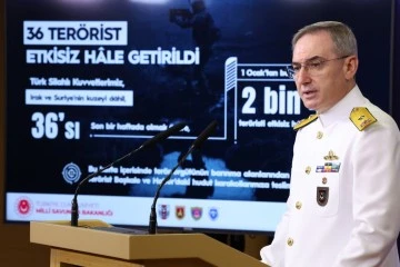 MSB : 36 Terörist Etkisiz Hale Getirildi