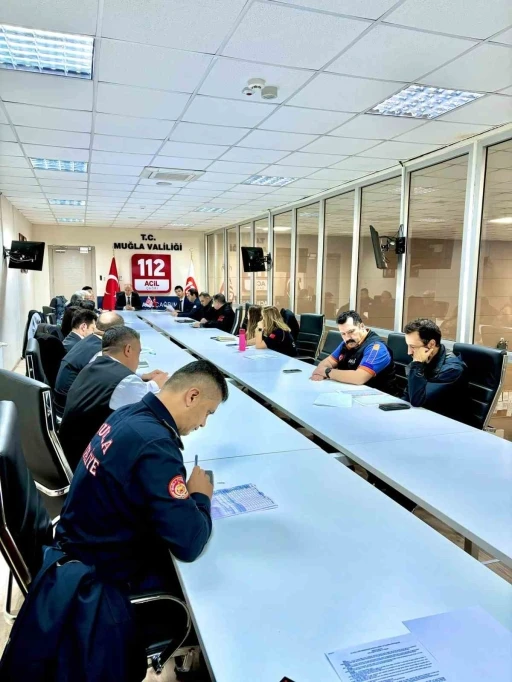 Muğla’da Acil Çağrı Yönetimi Toplantısı