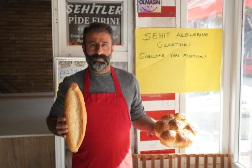  ŞEHİT AİLELERİNE ÜCRETSİZ EKMEK