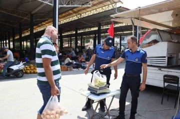 Nazilli zabıta ekiplerinden hassas denetim
