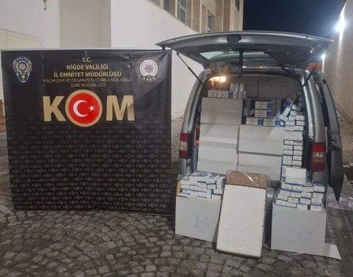 Niğde’de kaçakçılık operasyonu: 310 bin adet makaron ele geçirildi
