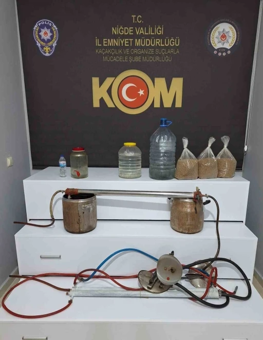 Niğde’de sahte alkol operasyonu: 1 kişi tutuklandı
