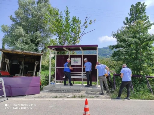 Ordu’da hükümlüler tarafından bin 500 adet durak üretildi
