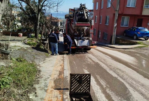 Ordu’da kanal ve yağmur suyu hatları temizleniyor
