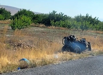 Otomobil ile çapa motoru çarpıştı: 1 yaralı
