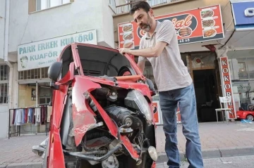 Otomobilin çarpıp kaçtığı MS hastası işinden oldu
