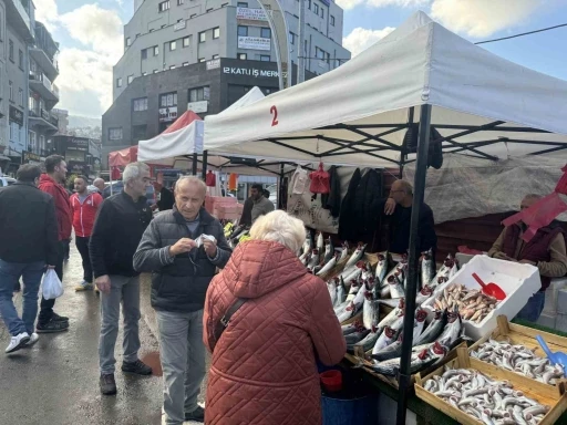 Palamut fiyatı düştü, vatandaş ilgi gösterdi
