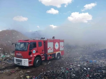 Pehlivanköy’de çöplük alanda yangını
