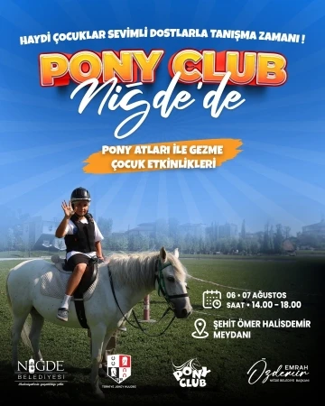 Pony Club Atları Niğde’ye Geliyor
