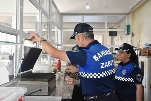 Şahinbey’de zabıta ekipleri kantinleri denetledi
