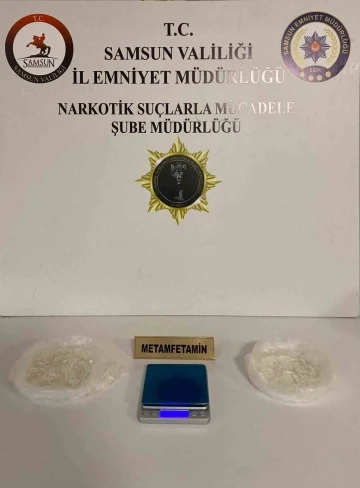 Samsun’da 232,86 gram metamfetamin ele geçirildi: 1 gözaltı
