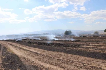 Samsun’da anız yangını: 150 dekar alan zarar gördü
