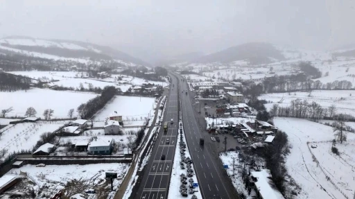 Samsun’un yüksek kesimleri kara teslim
