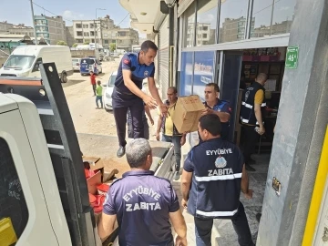 Şanlıurfa’da 5 kamyon bozuk gıda ürünü ele geçirildi
