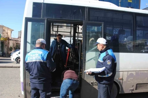 Şanlıurfa’da özel halk otobüslerine denetim
