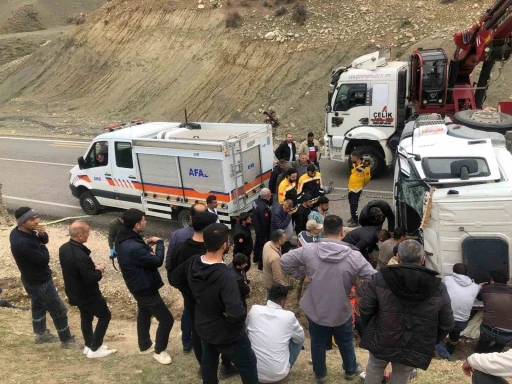 Siirt’te beton mikseri devrildi: 1 ölü
