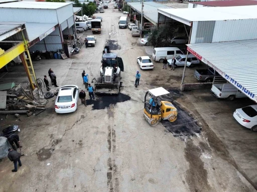 Silifke Sanayi Sitesi yolları bakıma alındı
