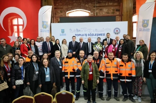 Silivri Belediyesi Toplu İş Sözleşmesi İmza Töreni gerçekleştirdi
