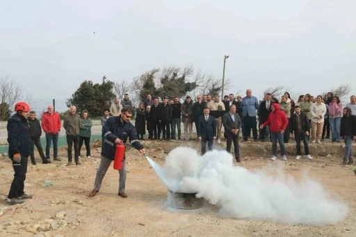 Sinop’ta yangın tatbikatı
