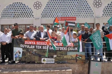 Şırnak’ta İsrail’e tepki
