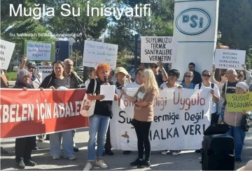 SU İNİSİYATİFİ'NDEN MUĞLA BÜYÜKŞEHİR VE MUSKİ'YE DAVET