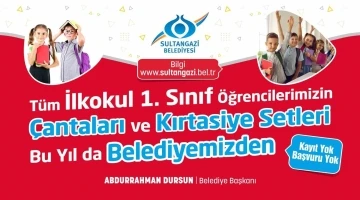 Sultangazi Belediyesi’nden eğitime destek: Binlerce öğrenciye çanta ve kırtasiye seti dağıtılacak
