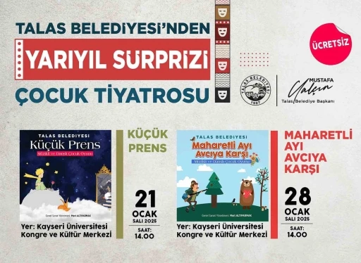 Talas’ta çocuklara yarıyıl sürprizi
