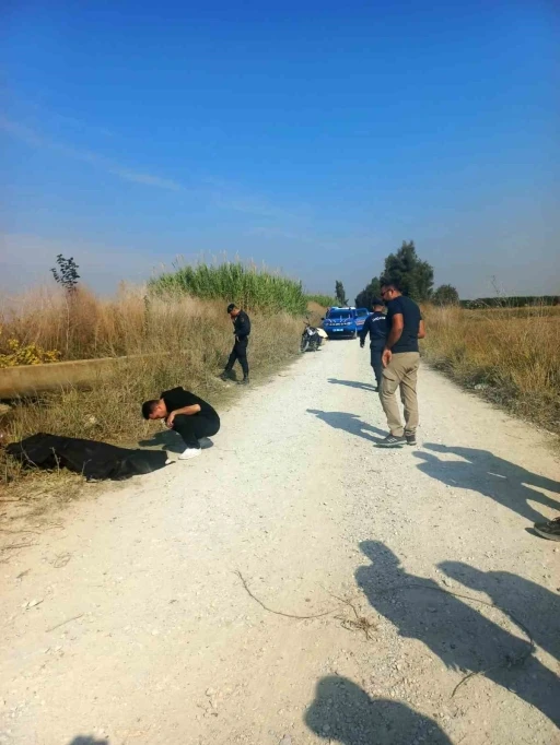 Tarsus’ta sulama kanalında ceset bulundu
