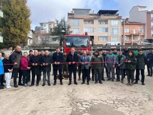 Tavşanlı Orman İşletme Müdürlüğü’ne yeni arazöz törenle teslim edildi
