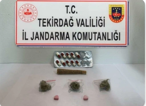 Tekirdağ’da jandarmadan uyuşturucu operasyonu
