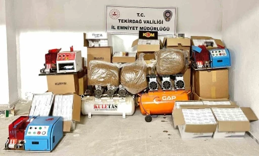 Tekirdağ’da kaçakçılık operasyonlarında 13 kişi hakkında işlem yapıldı
