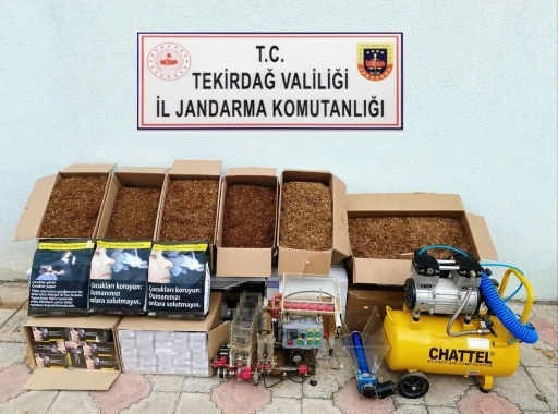 Tekirdağ’da tütün ve makaron operasyonu
