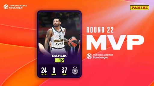 THY Euroleague’de 20. haftanın MVP’si Carlik Jones oldu
