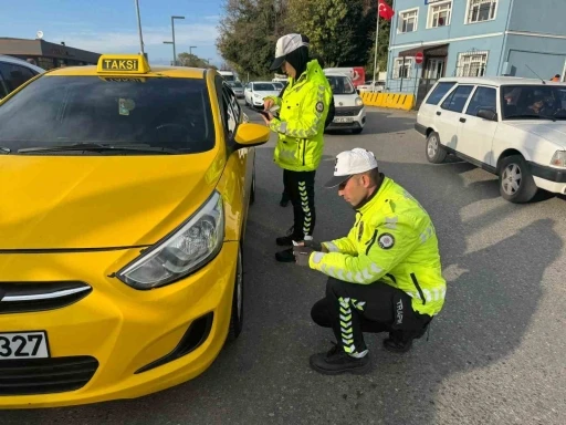 Ticari taksilere kış lastiği uygulaması
