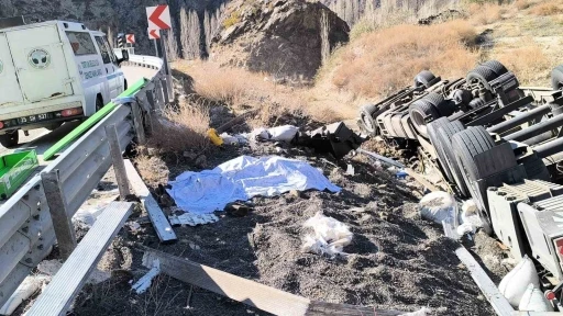 Tır sürücüsü aracından atladı ancak yine de hayatını kaybetti
