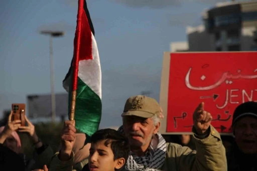 Tunus’ta ABD Büyükelçiliği önünde &quot;Gazze&quot; protestosu
