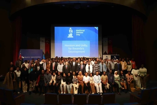 Türkiye’de eğitim gören Ruandalı öğrenciler Düzce Üniversitesi’nde buluştu
