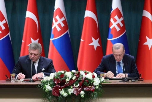 Türkiye-Slovakya arasında üç anlaşma ve ortak bildiri imzalandı
