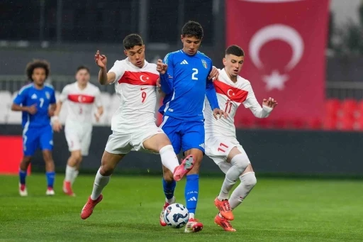 U20 Milli Futbol Takımı, İtalya’ya 3-0 mağlup oldu
