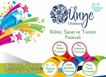 Ünye’de kültür, sanat ve turizm festivalinin 24’üncüsü düzenlenecek
